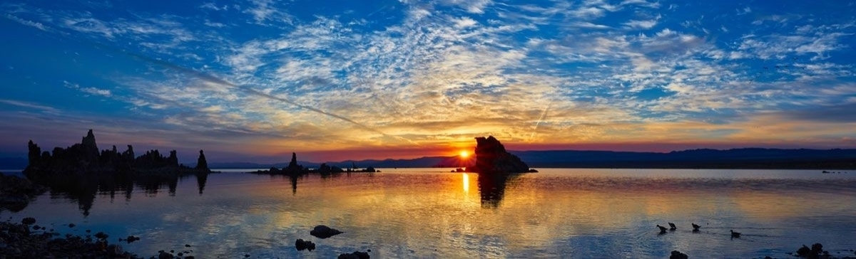Озеро MONO, рассвет